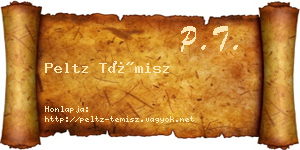 Peltz Témisz névjegykártya
